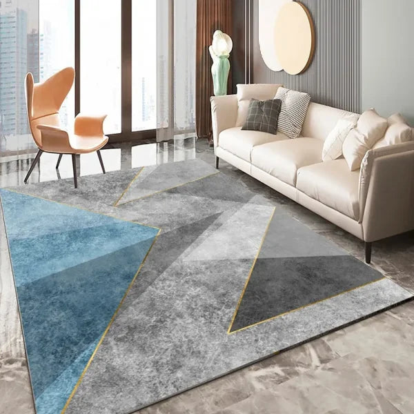 Nordic Art Crystal Velvet Carpet - High-End Abstract Floor Mat for Living Room & Bedroom - SJR 5 / 800MMX1600MM