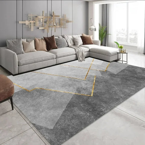 Nordic Art Crystal Velvet Carpet - High-End Abstract Floor Mat for Living Room & Bedroom - SJR 2 / 800MMX1600MM