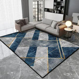 Modern Nordic Geometric Style Polyester Living Room Luxury Rug - jds-250731002503 / 80x120cm(31x46in)