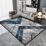 Modern Nordic Geometric Style Polyester Living Room Luxury Rug - jds-250731002502 / 180x260cm(70x101in)