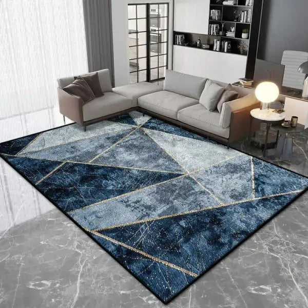 Modern Nordic Geometric Style Polyester Living Room Luxury Rug - jds-250731002504 / 180x260cm(70x101in)