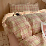 Nordic sling Cotton Pink Stripes Duvet Cover 150x200 Size Girl’s Room housse de couette Skin friendly Breathable