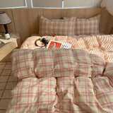 Nordic sling Cotton Pink Stripes Duvet Cover 150x200 Size Girl’s Room housse de couette Skin friendly Breathable