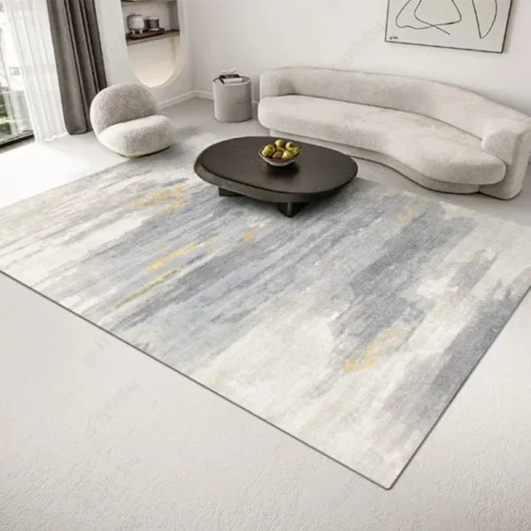 Nordic Style Large Area Soft Carpet - Non-Slip Velvet Rug for Bedroom & Living Room - SJR-02 / 50X80CM