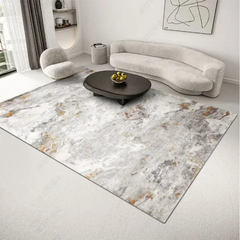 Nordic Style Large Area Soft Carpet - Non-Slip Velvet Rug for Bedroom & Living Room - SJR-03 / 50X80CM