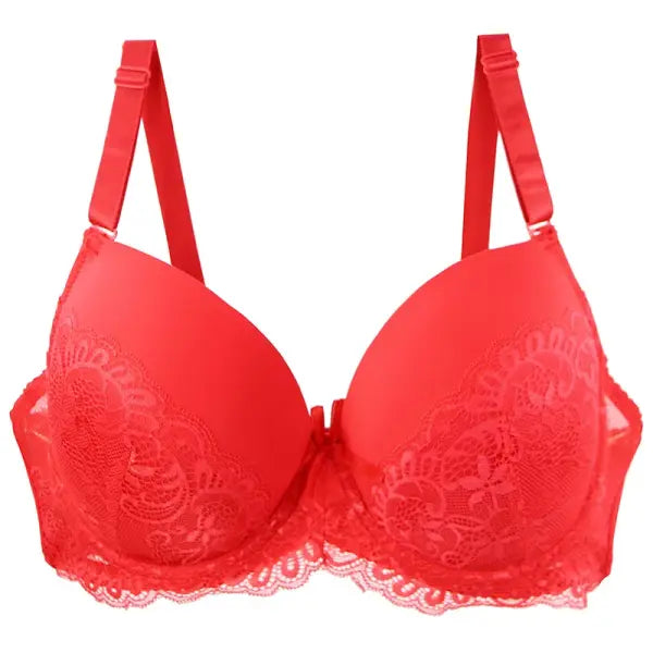 Nouvell Seamless Sexy Lace Bras For Women Push Up Purple Black Red Beige Green White BCDE Cup Undrwear Plus Size Linger