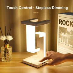 Novelty Floating Lamp with Wireless Charger for Bedroom and Office - Himpall