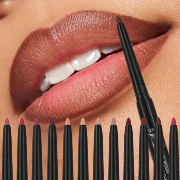 Nude Velvet Matte Lipstick – Long-Lasting, Waterproof, Non-Stick Lip Glaze with Lip Liner Pencil - Himpall