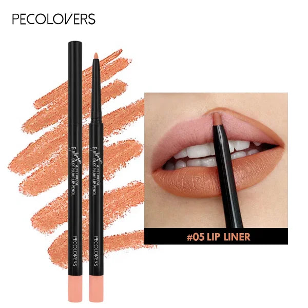 Nude Velvet Matte Lipstick – Long-Lasting, Waterproof, Non-Stick Lip Glaze with Lip Liner Pencil - Himpall