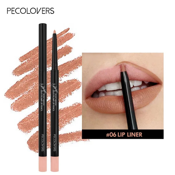 Nude Velvet Matte Lipstick – Long-Lasting, Waterproof, Non-Stick Lip Glaze with Lip Liner Pencil - Himpall