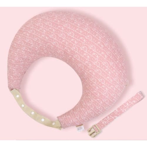 Nursing Pillows for Baby - Adjustable Maternity Breastfeeding Cushion - Pink