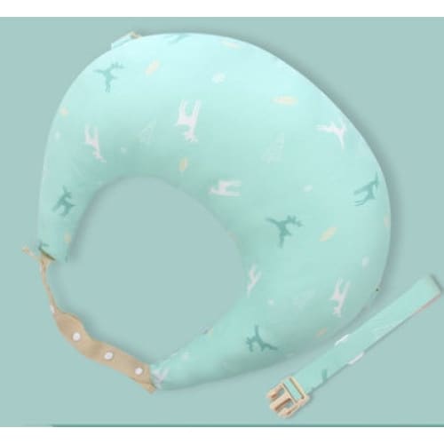 Nursing Pillows for Baby - Adjustable Maternity Breastfeeding Cushion - Green deer