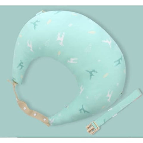 Nursing Pillows for Baby - Adjustable Maternity Breastfeeding Cushion - Green deer