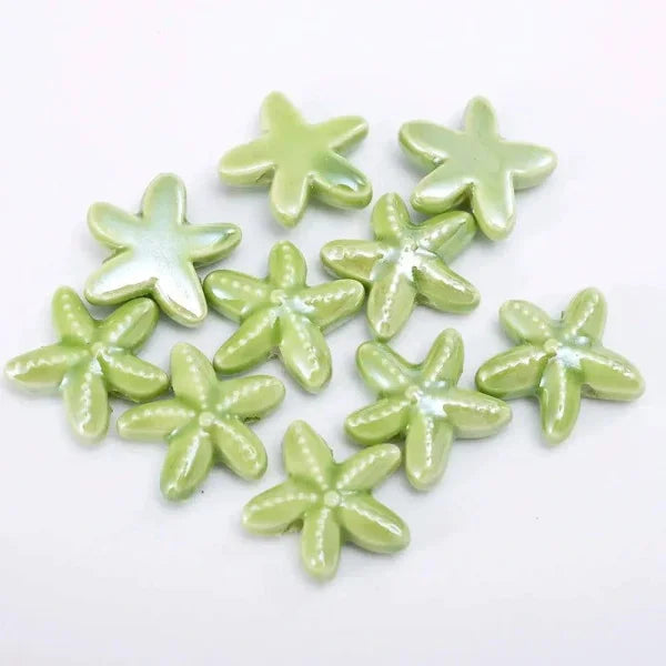 Ocean Fish Mix Color Ceramic Beads 16*19mm - 10pcs - 31 / 10pcs