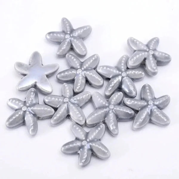 Ocean Fish Mix Color Ceramic Beads 16*19mm - 10pcs - 35 / 10pcs