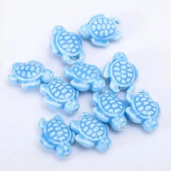 Ocean Fish Mix Color Ceramic Beads for Creative Jewelry Making - Himpall