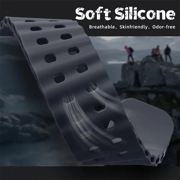 Apple Watch Silicone Ocean Band Waterproof Sport Strap
