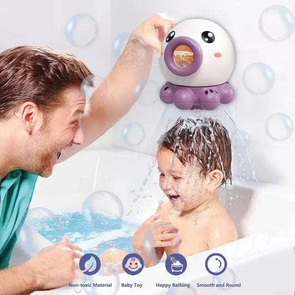 Octopus Bath Toy for Kids with Fun Fountain Water Play Features
