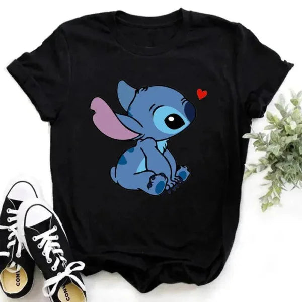 Ohana Stitch Summer Tops for Women Featuring Lilo and Stitch - Himpall