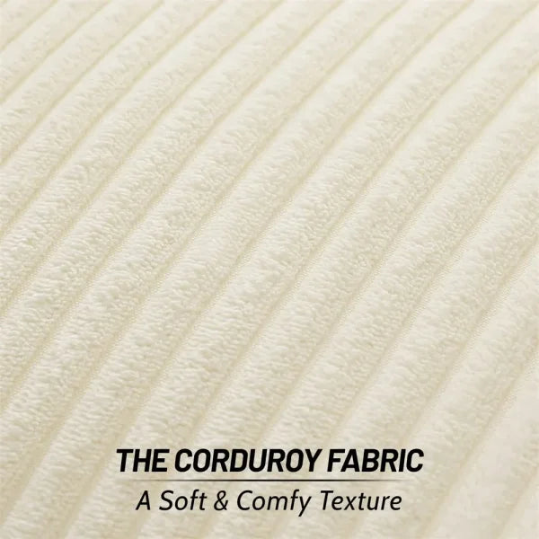 Olanly Corduroy Cushion Cover - Soft Fluffy Decorative Pillow Case