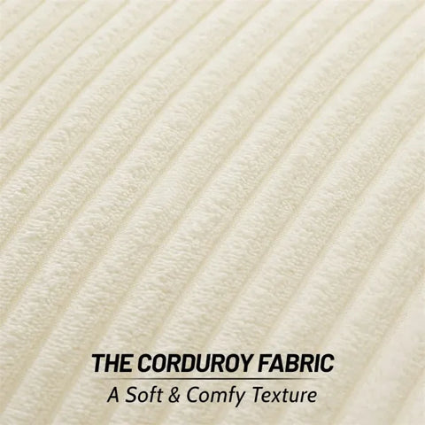 Olanly Corduroy Cushion Cover - Soft Fluffy Decorative Pillow Case