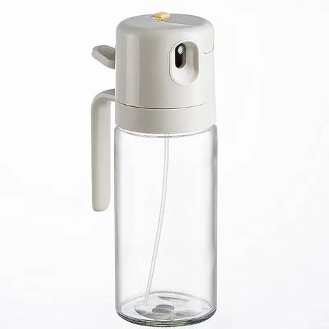 Olive Oil Sprayer - Versatile Oil Mister for Kitchen Cooking - 550ml Warm Gray - Oil Pourers Sprayer