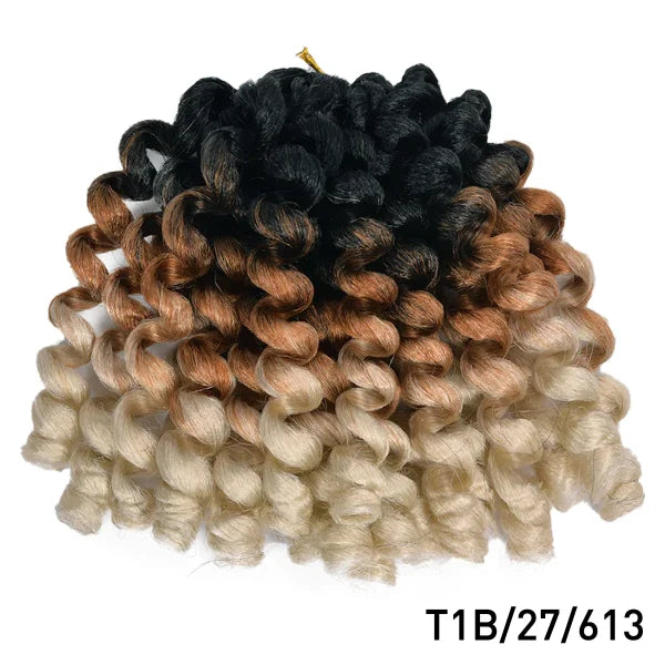 Ombre High Temperature Fiber Hair Extensions for Women's Fashion - Himpall