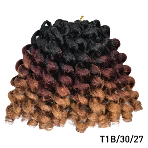 Ombre High Temperature Fiber Hair Extensions for Women's Fashion - Himpall