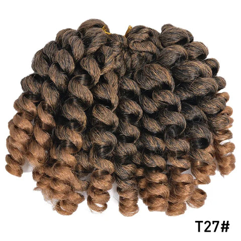 Ombre High Temperature Fiber Hair Extensions for Women's Fashion - Himpall