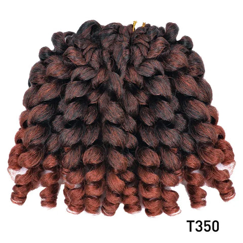 Ombre High Temperature Fiber Hair Extensions for Women's Fashion - Himpall