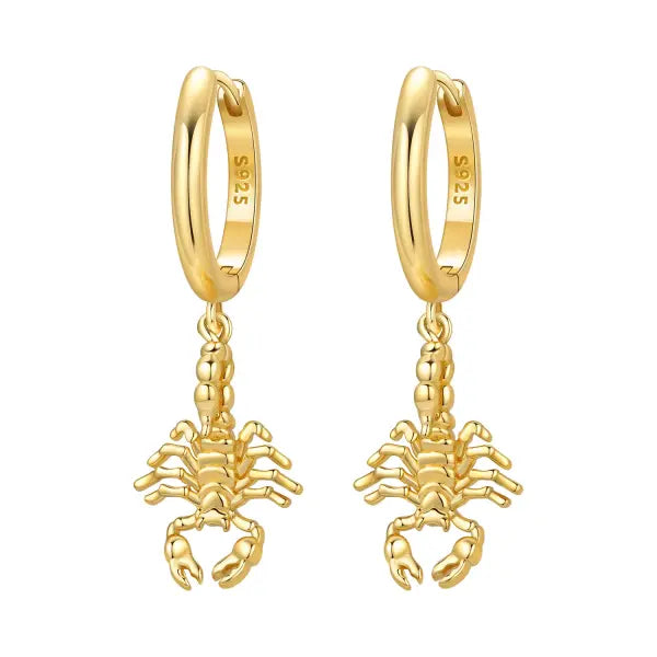 Vintage hoop earrings sterling silver zircon for women - OTE4350