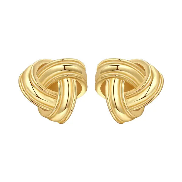 Vintage hoop earrings sterling silver zircon for women - OTE4394