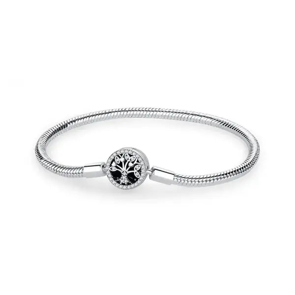 Sam Panda Certificate 925 Sterling Silver Bracelets Bangles Love Heart - 26 / 20cm
