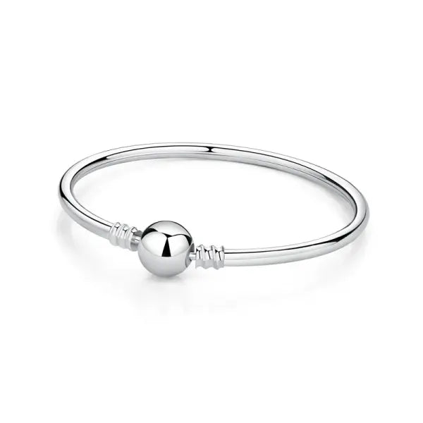 Sam Panda Certificate 925 Sterling Silver Bracelets Bangles Love Heart - 20 / 17cm