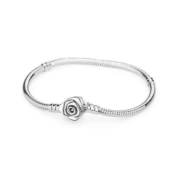 Sam Panda Certificate 925 Sterling Silver Bracelets Bangles Love Heart - 25 / 18cm