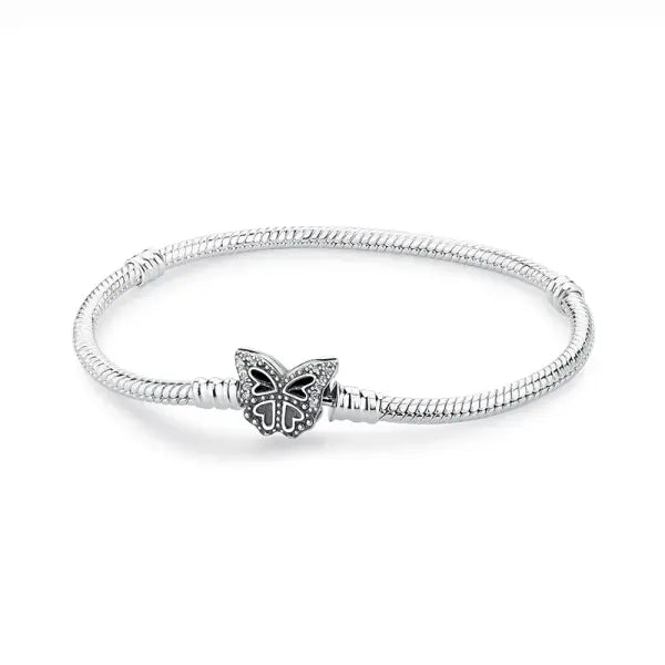 Sam Panda Certificate 925 Sterling Silver Bracelets Bangles Love Heart - 22 / 21cm
