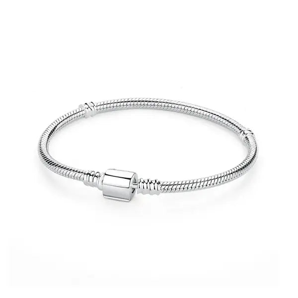 Sam Panda Certificate 925 Sterling Silver Bracelets Bangles Love Heart - 7 / 21cm
