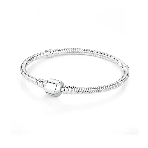 Sam Panda Certificate 925 Sterling Silver Bracelets Bangles Love Heart - 1 / 21cm
