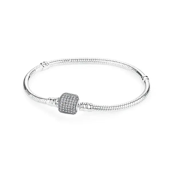 Sam Panda Certificate 925 Sterling Silver Bracelets Bangles Love Heart - 15 / 21cm