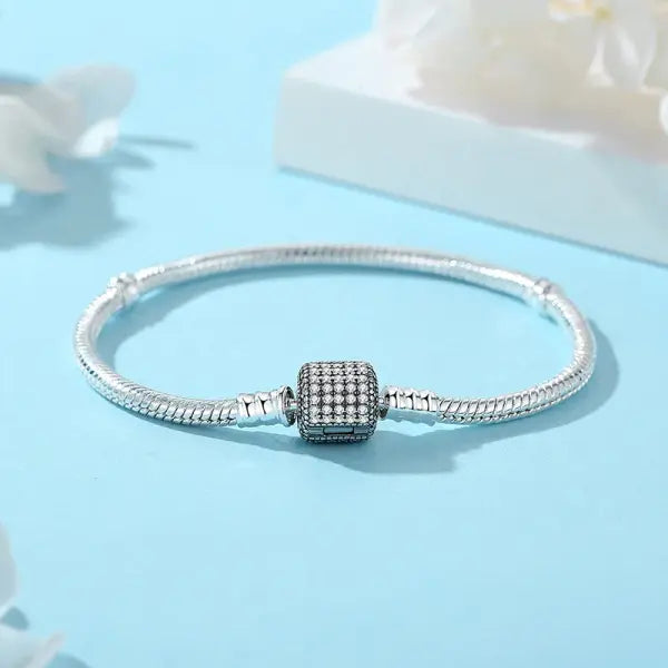 Sam Panda Certificate 925 Sterling Silver Bracelets Bangles Love Heart