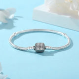 Sam Panda Certificate 925 Sterling Silver Bracelets Bangles Love Heart