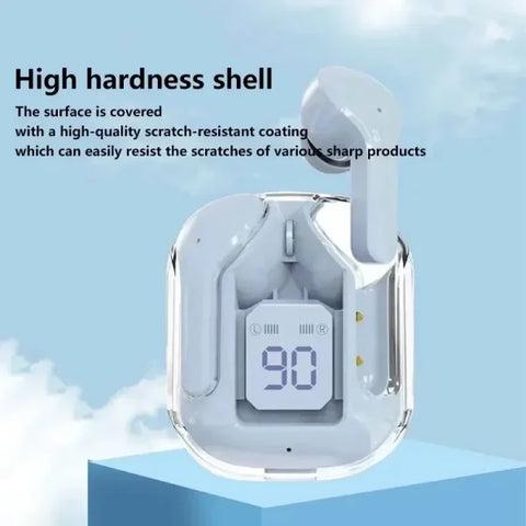 Original T2 Wireless Bluetooth Earphones with Transparent HiFi Stereo Sound - Himpall