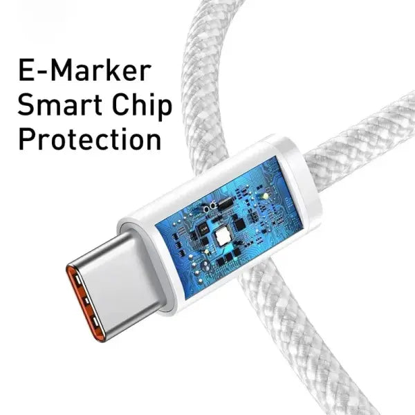 Original USB-C Cable For iPhone 16 15 Pro Max PD 60W Fast Charging For Huawei Xiaomi Samsung Type C Weaving Cable