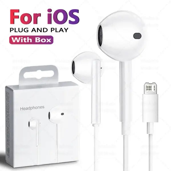 Apple iPhone Original Wired Earphones For Dynamic Audio - For ios Earphones