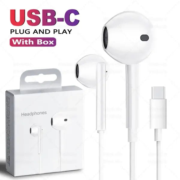 Apple iPhone Original Wired Earphones For Dynamic Audio - Type C Earphones