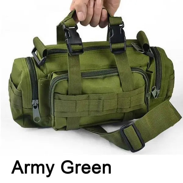 Hunting Waist Pack Camping Hiking Pouch Chest Bag Nylon Versatile Use - army green