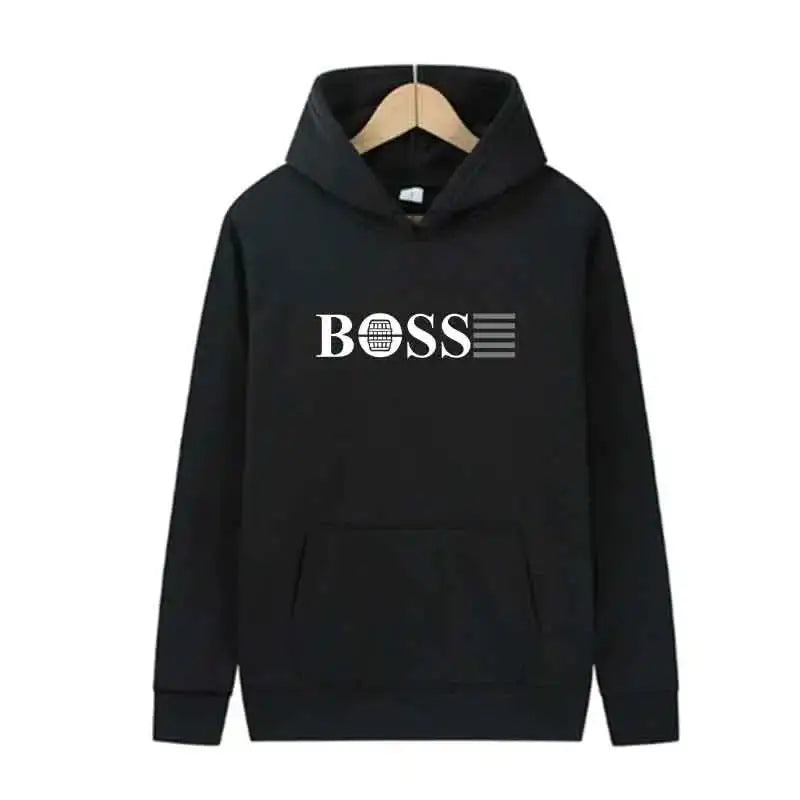 Outdoor Sports Jogging Hoodie Fashion Trends Hoodie Tops Men Casual Streetwear Pullover Spring Autumn Unisex Clothing