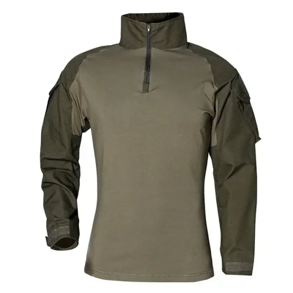 Tactical Hiking Long Sleeve Shirt Cotton Camo Outdoor - Army Green / L / China Mainland