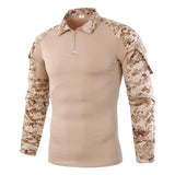 Tactical Hiking Long Sleeve Shirt Cotton Camo Outdoor - AOR1 / XXL / China Mainland