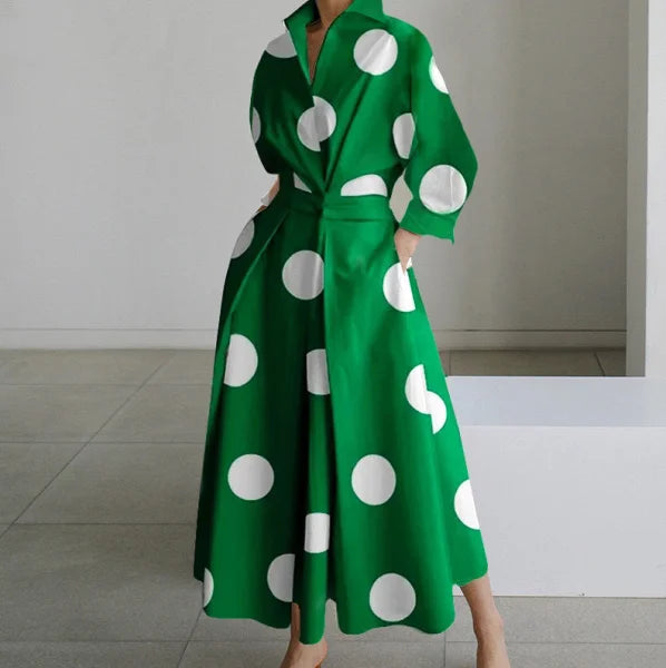 Oversized Swing Skirt in Various Colors and White Pattern Options - Himpall